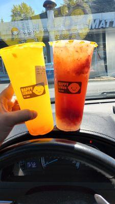 F3a - Strawberry Lemonade with Lychee Jelly  F4 - Mango Lemonade