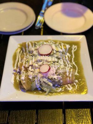 Enchiladas poblanas