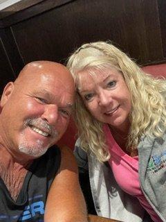 Just the wife and I looking forward to getting my eyes fixed up, cleaned up and as good as they are going to get at 68 years young!