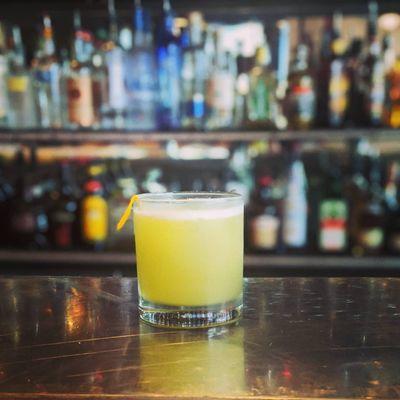 Culebra: House jalapeño tequila // yellow chartreuse // pineapple // orange bitters // lime