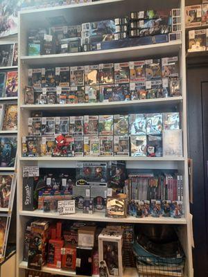 Funko pops and other collectibles