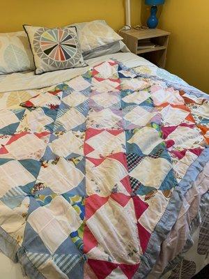 Grandma's quilt! Good as new