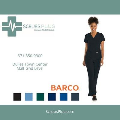 Scrubs Plus by LMG offers BARCO medical scrubs and other brand names.