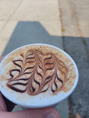 Mexi mocha foam art