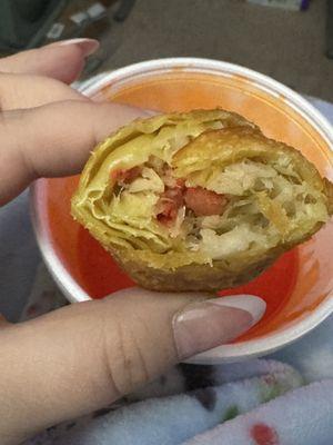 Roast Pork Egg Roll