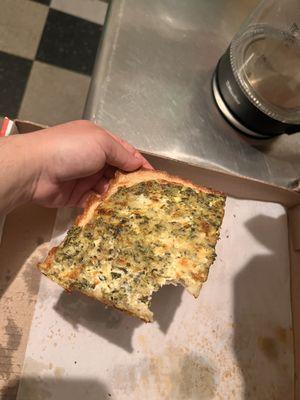 Spinach Artichoke Square Slice