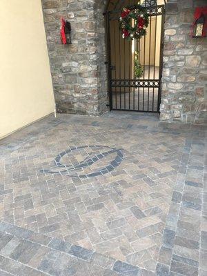 Orco Pavers custom Monogram