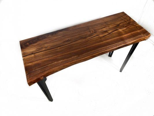 Claro walnut minimalistic desk