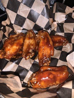 Jack Daniels bbq wings for the wing walk