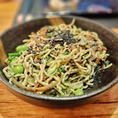 Black sesame noodles