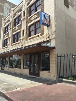 The storefront on 21st & Church streets. #Galveston