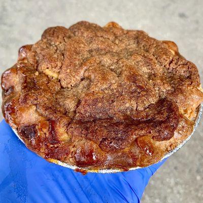 Sour Cream Apple Walnut Pie 5"