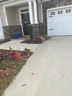 The view from my driveway which does not allow for the excuse that the driver didn't see where to put the bottles.