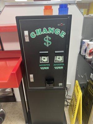 Change machine