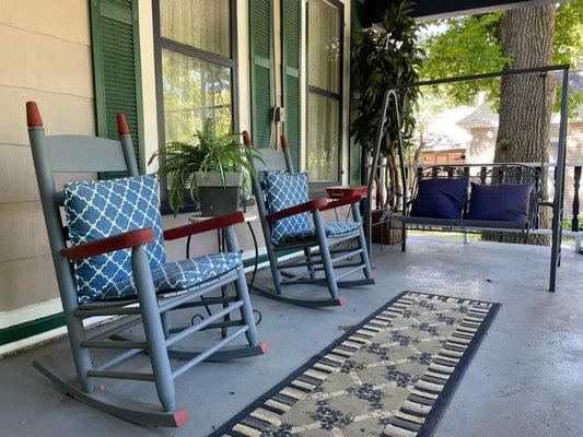 Relax on the front porch