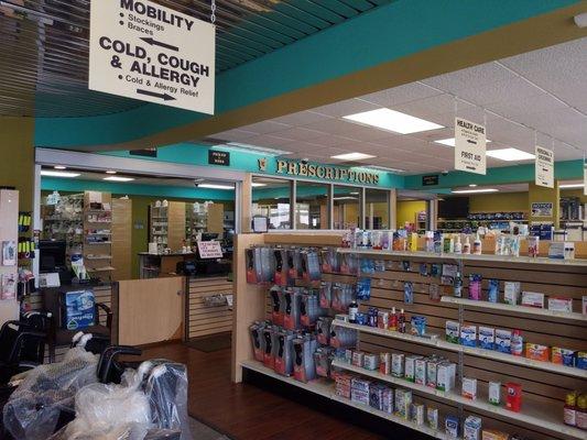 Entrance to the pharmacy.