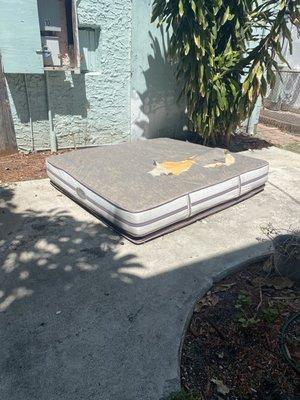 Old mattress