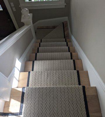 Only Natural Custom wide bind stair runner