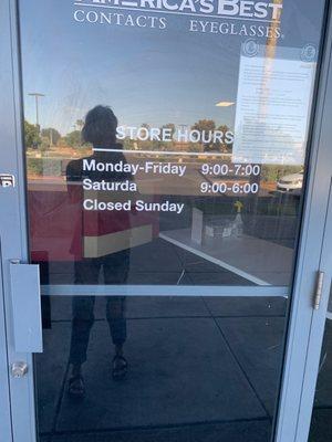 Their regular hours so other people can know what is online is NOT updated.