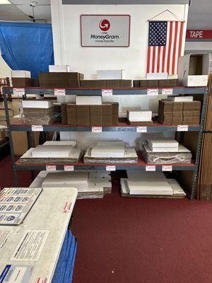 White mailer boxes