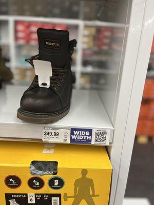 Wide width boots for dudes