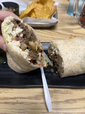 Big ol Chicago burrito