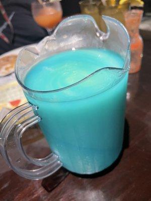 Blue Hawaiian frozen margarita