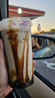 Brown sugar boba tea