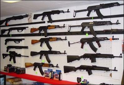 We stock AK-47's, AR-15's, & all your favorite tactical rifles and home defense shotguns.