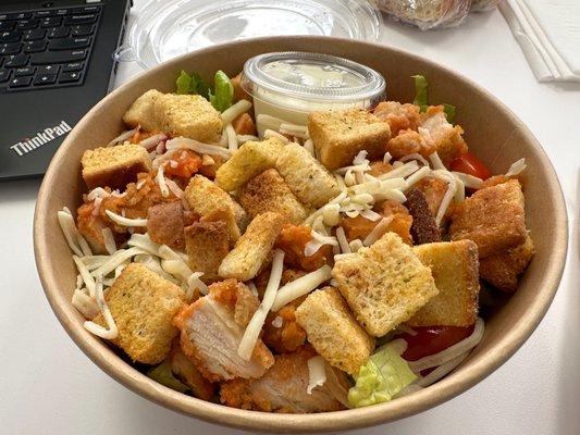 Buffalo Jack salad, unmixed