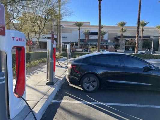 Tesla super charge. Red rock casino.