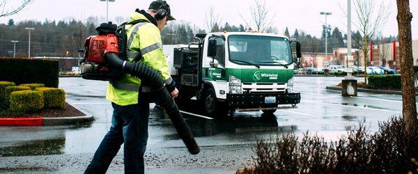 Leaf blowing by Whirlwind Clean & Green Woodinville WA