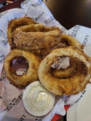 Half order onion rings