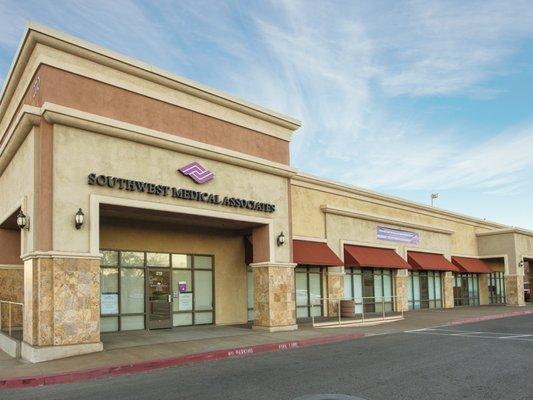 Health care center exterior.