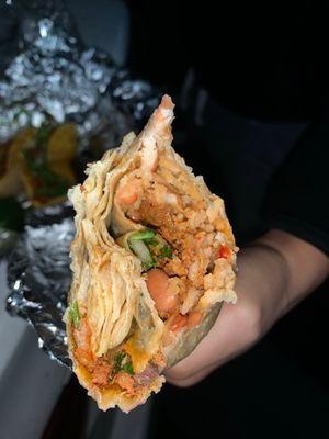 Al pastor burrito