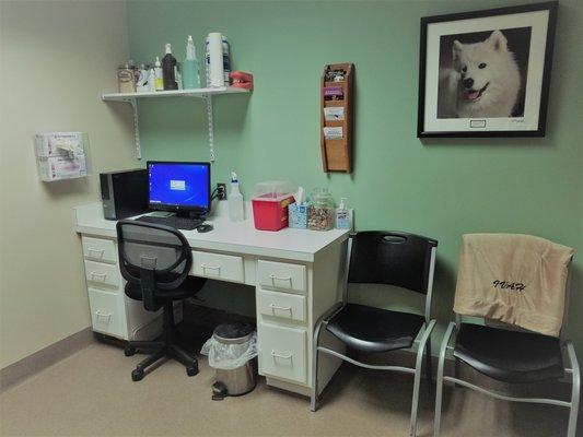 dog exam room