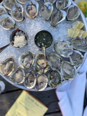 Happy hour oysters