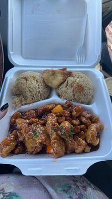 19.  Orange Chicken