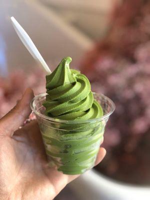 Matcha soft serve