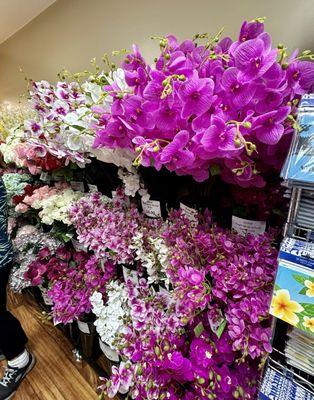 50% off artificial flowers