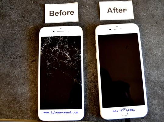 This is the repair we have done on i -phone 6