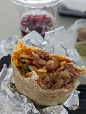 $11.99 Mixto Burrito