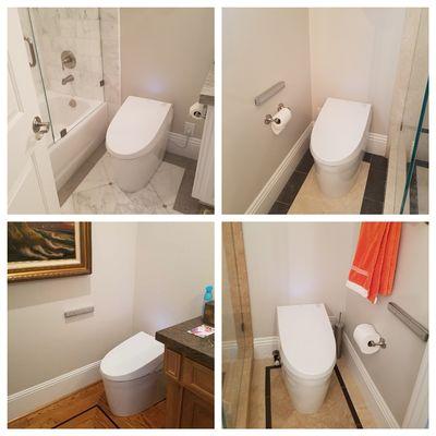 New Toto Neorest toilet installation in Atherton.