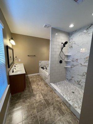 Master bathroom remodeling