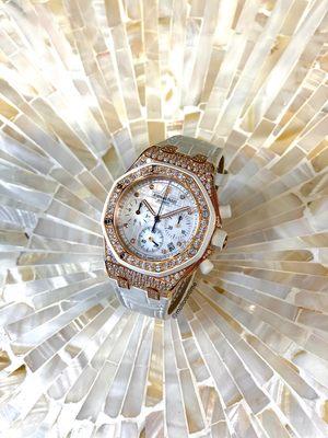 Audemars Piguet Royal Oak Offshore Ladies Chronograph "Vanilla" in Rose Gold