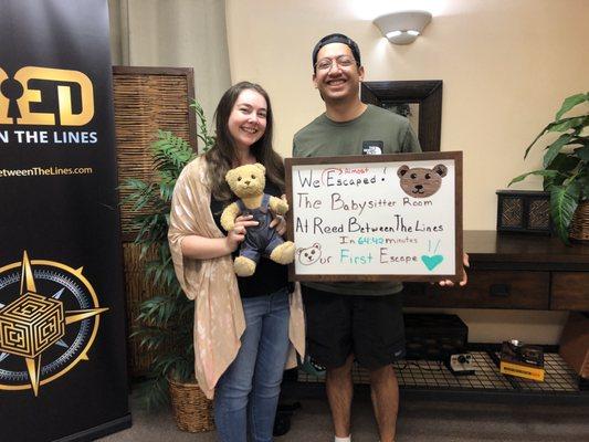 We escaped!