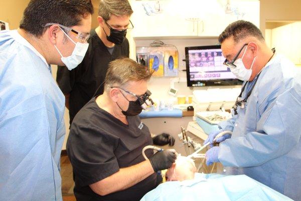 Dr. Wolf and his team performing a Chrome Guided All-on-4®.