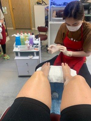 Beat deluxe pedicure I've ever had!