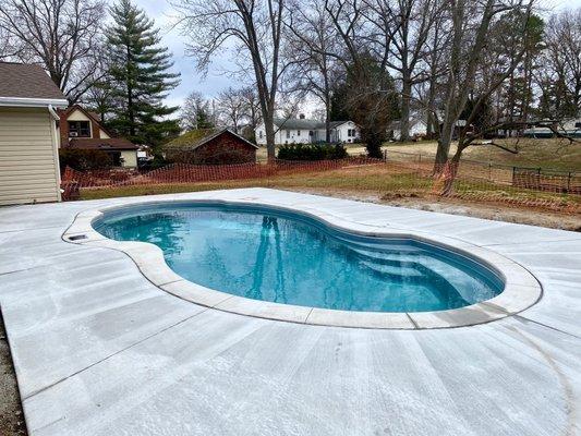 Pool &concrete deck