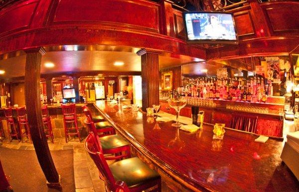 The famous bar at the Gold Club of Charlotte!